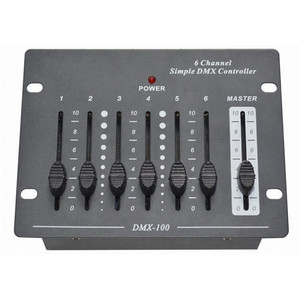 Werkseitige Direkt versorgung 6-Kanal-Handschalter Einfacher DMX-DJ-Controller mit 3-poliger DMX-Buchse - Product Image 3