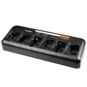 PMLN6622 6-Way Fast Rapid Six-Way Multiple Walkie Talkie Desktop Charger Fit for Motorola DP4801 Dp4800 DP4400 DP4600 Xpr6550 - Product Image 1