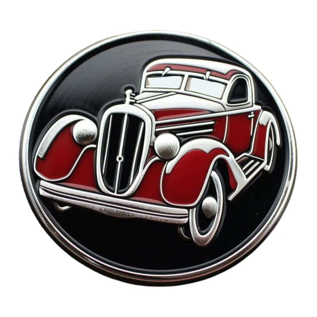 Benutzer definierte aus gezeichnete Cloi sonne Emblem Auto Grill Abzeichen