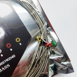 3.s Premium 4-<strong>String</strong> Electric Bass <strong>Strings</strong> - 45-105 Gauge, NPCP Material, Hex Core, Special Coating, Color-Coated Ball Ends