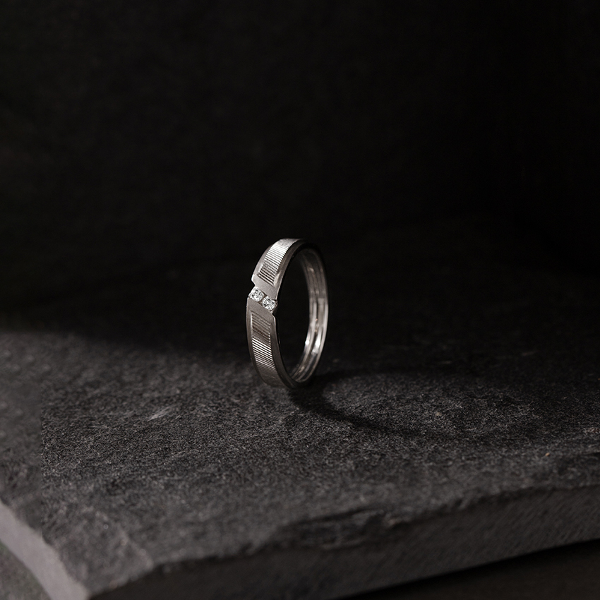 14k Solid White Gold