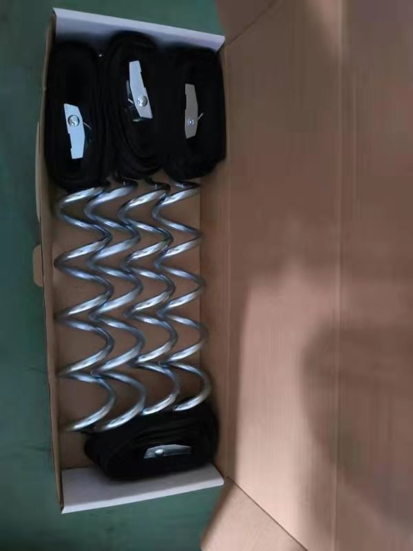 4 puntas de tierra 4 conjunto de correas