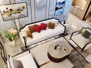 Escala de construcción en miniatura moderna personalizada, modelo de escena interior de plástico, arquitectura, diseño 3D - Product Image 3