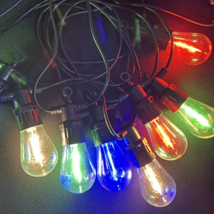โคมไฟดาวตกที่มีสีสันแรงดันสูงกันน้ำ, ไฟราว LED หลอดไฟตกแต่งสวน5เมตร10หลอด - Product Image 2