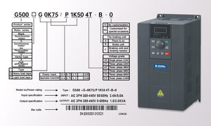 Fabricante personalizado VFD monofásico/entrada trifásica y salida trifásica 220V 380V Unidad de frecuencia variable