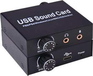 <strong>USB</strong> Stereo <strong>Audio</strong> Adapter with Volume Control for 3.5mm Microphone for <strong>Audio</strong> Splitter &amp; Converter - Product Image 3