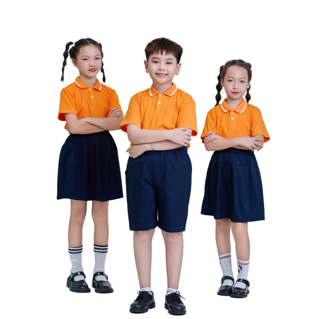 สีส้ม + สีกรมท่า