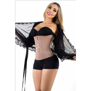 FAJA CINTURILLA 9 VARILLAS TALLE CORTO CON AJUSTE EN CIERRE Mesh Corset Reducing Shaper Girdles Colombian Hourglass Body - Product Image 6