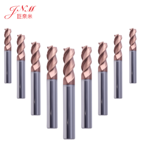 Jnm hrc55 4-Flute tialn tráng rắn Carbide mở rộng vuông <span class=keywords><strong>End</strong></span> <span class=keywords><strong>Mill</strong></span> 6 đến 20 đường kính cho CNC thép phay - Product Image 1
