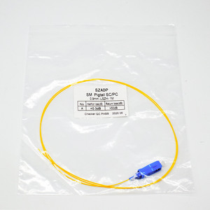Monomodale Simplex 9/125 Sc/UPC in fibra ottica Pigtail 0.9mm 1m facile striscia Patchcord 1.5m QSFP SFP per rete FTTH IP 40g 1310nm - Product Image 1