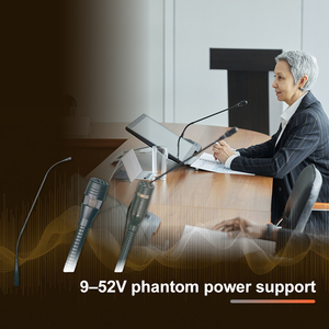 Mạnh mẽ <span class=keywords><strong>Condenser</strong></span> <span class=keywords><strong>Microphone</strong></span> cổ ngỗng <span class=keywords><strong>Microphone</strong></span> có dây cho công việc thảo luận - Product Image 5