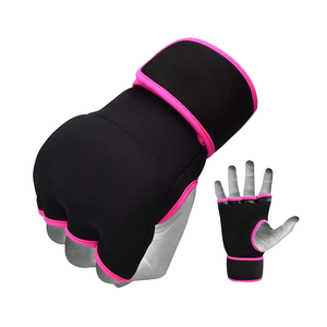 Hand Wraps Gel Padded Thick Knuckle Inner Gloves <strong>Elastic</strong> Strap Wrist Protection Quick Wrap Under Mitts Martial Arts Muay Thai - Product Image 5