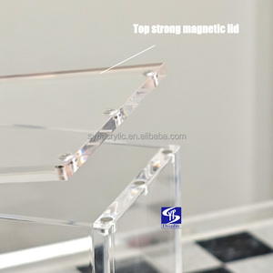 Syp Custom Clear Uv Acryl Voor Pokemon Tcg Verzegelde Elite Trainer Box Etb Crown Zenith 8 + 5Mm Acryl <span class=keywords><strong>Case</strong></span> Met Sterke Magneet - Product Image 4