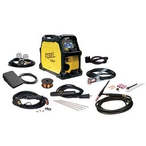 New MIG/STICK/TIG <strong>Welder</strong> - <strong>Black</strong>/Yellow - Product Image 3