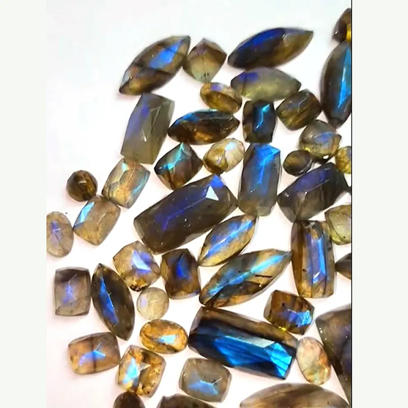 95 pezzi di Labradorite naturale 9-20mm ottagono marquise cuscino ovale sfaccettatura 361 cts lotto Iroc vendite di alta qualità sfuso gemma taglio