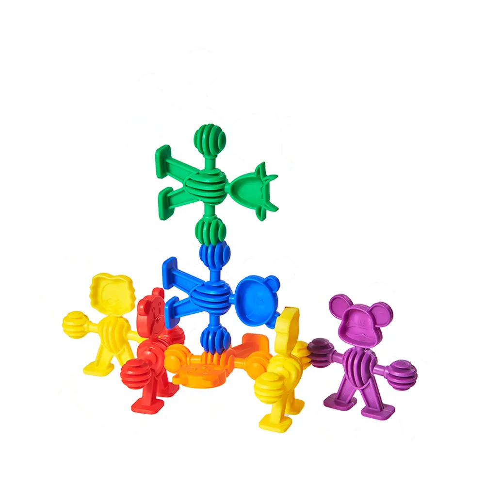 Flexible Soft Plastic Environmental Color Cognitive Toys
