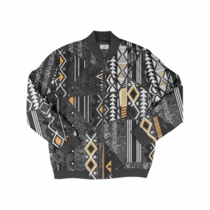 加大码夹克冬季轰炸机夹克升华图案飞行染料升华轰炸机夹克 - Product Image 1