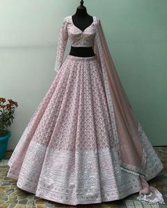 Lehenga choli อินเดียบอลลีวูดงานแต่งงานปาร์ตี้ปากีสถานสวมใส่สำเร็จรูป - Product Image 5