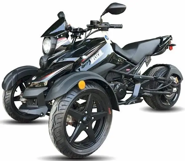 뜨거운 판매 고속 새로운 200cc Tryker Trike 스쿠터 가스 오토바이 완전 자동 역방향