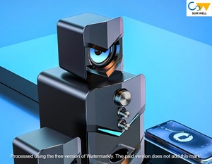 オーディオデスクトップコンピューターオーディオホームラップトップ小型スピーカー有線Bluetoothデスクトップサブウーファースピーカーインターフェイスタイプ: Blueto - Product Image 6