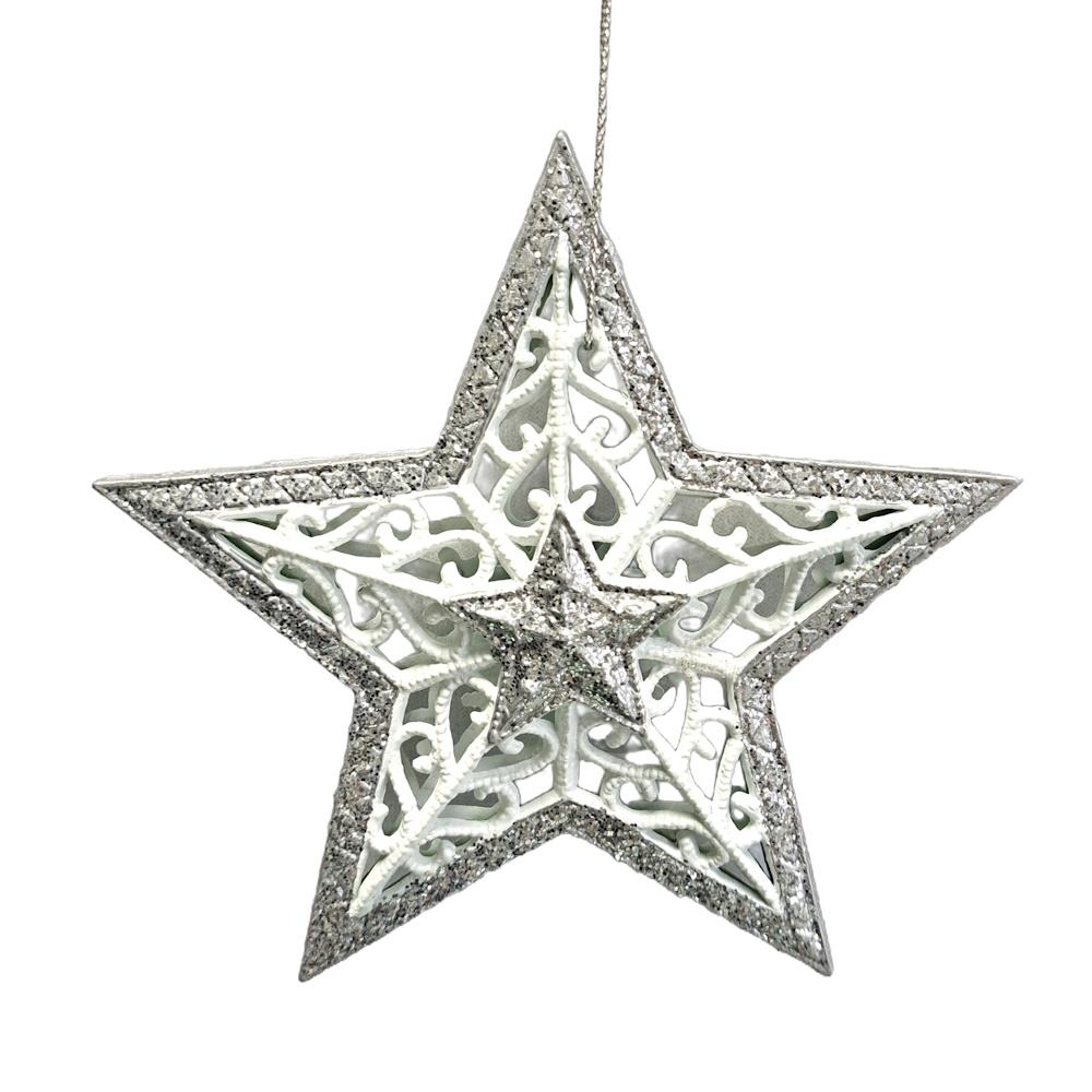 สีขาวและสีเงิน