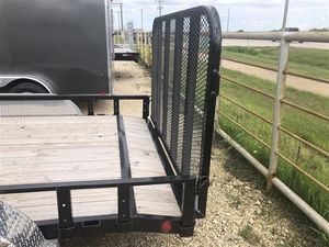 自卸拖车拖车10 'x 6' 景观单轴自卸拖车