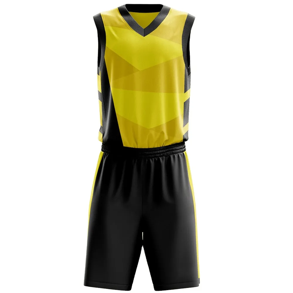 100% Polyester basketbol yelek ve şort renk kraliyet mavi ve beyaz özel tasarım geri dönüşümlü basketbol üniforması 2024