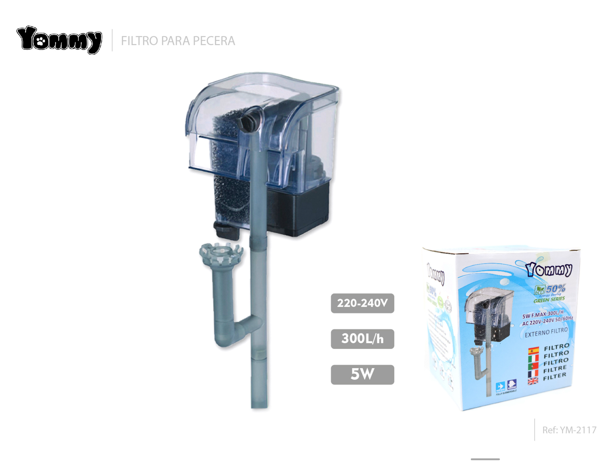 transparent: Exter 5W 300L/H