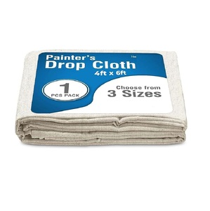 ผ้าพิมพ์ลายสำหรับปกป้องผนังและพื้นผืนผ้าใบผ้าฝ้าย - Product Image 1