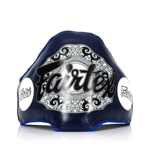 Giá bán buôn Fairtex bụng Pad Muay Thái đấm bốc chất lượng hàng đầu da tùy chỉnh Fairtex Logo Trọng lượng nhẹ vệ sĩ bụng bảo vệ - Product Image 4