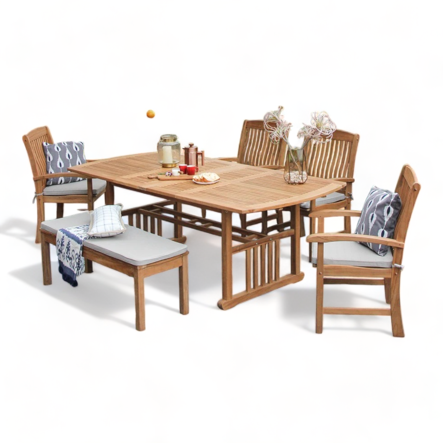 Table 160-220x80 in Natural and dark