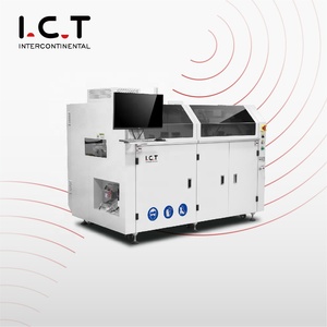 Transportador de inspección I.C.T SMT Cargador de ondas Transportador de soldadura de 2025 ondas con sistema de descarga de entrada y salida de cubierta Venta al por mayor de China - Product Image 2