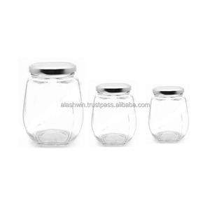 Exporters of Indian Factory Wholesale Hot Selling Glass Pickle <strong>Jar</strong> with Lid Kitchen Storage Container