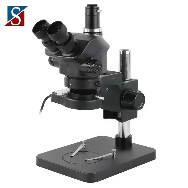 Dragon 0750HTV microscopio para celulares Cell PCB Electronic Repair Trinocular Stereo Microscope For Iphone Motherboard BGA