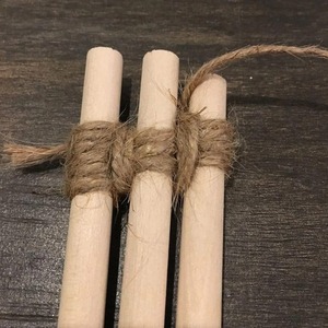 Bitmemiş 12-inch huş kayın ahşap dübel çubuklar el sanatları için ayarlanabilir parke sopa şamdan yapımı için - Product Image 1