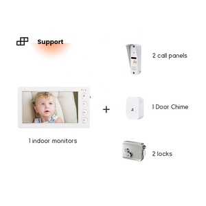 Sistema de videoportero impermeable IP65 de 4 cables, intercomunicador IP económico para Villa Home - Product Image 5