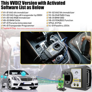 V7.3.5 Xhorse VVDI2 <strong>Key</strong> <strong>Programmer</strong> Full Version for V-W for Audi for BMW for PSA Xhorse VVDI 2 VVDI2 <strong>Key</strong> Programming Tool