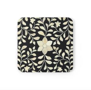 Custom Design Tea Coaster Set of <strong>4</strong> for Kitchen Catering Item Tea Cup Coaster Set Bone <strong>Inlay</strong> Design - Product Image 5