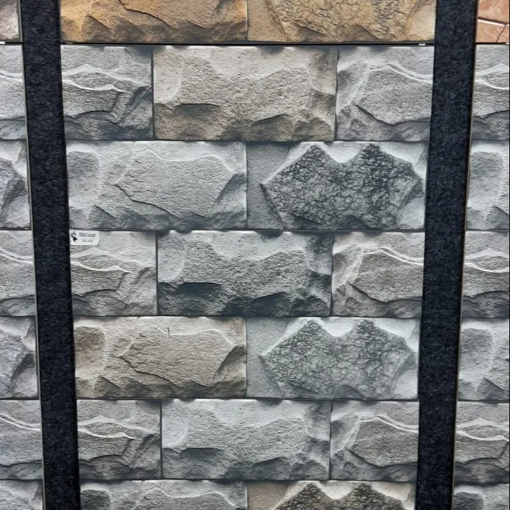 Peinture à l'encre d'argile en pierre artificielle mcm carreaux muraux en pierre flexible mcm carrelage mural en argile flexible carrelage flexible pour sol