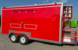 Chất lượng tốt nhất xe tải thức ăn nhanh Đức tiêu chuẩn di động phục vụ rơ moóc trong kho giá rẻ cho ứng dụng thực phẩm ăn nhẹ mua ngay - Product Image 5