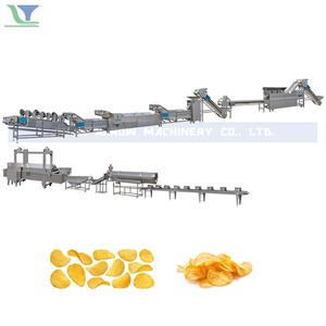 Yeni elektrikli otomatik patates cipsi üretim hattı yarı otomatik patates kızartması mikser ve fritöz meyve tipi içerir - Product Image 2
