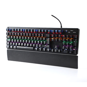 Mechanical <strong>Keyboard</strong> Wired PC <strong>Keyboard</strong> with Number Pad Mechanical Gaming <strong>Keyboard</strong> 105 <strong>Keys</strong> for <strong>Computer</strong>/Laptop (Black) - Product Image 1