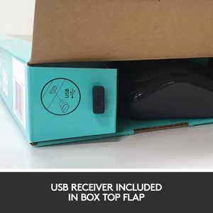 罗技MK270黑色无线键盘鼠标组合，适用于Windows 2.4 GHz紧凑型鼠标，带8个多媒体快捷键电脑笔记本电脑 - Product Image 6