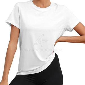 メーカーカスタマイズされた女性用ジムショーツ & シャツセットソリッドパターンデザイン春夏プライベートラベル - Product Image 1