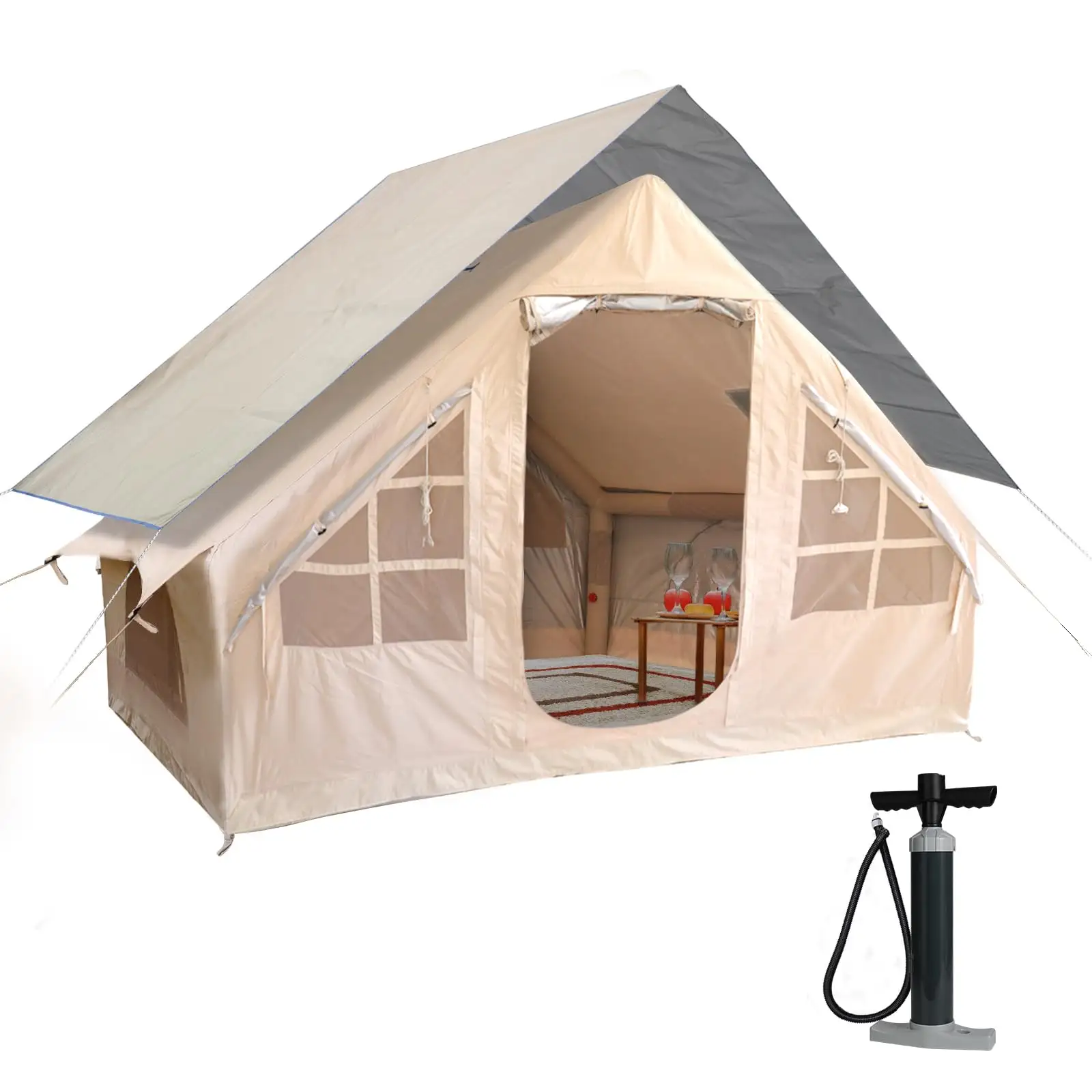 제조 업체 옥스포드 직물 야외 풍선 집 텐트 방수 사용자 정의 럭셔리 glamping 풍선 텐트 야외 캠핑