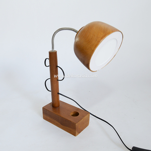 Modern Simple Multifunctional <strong>Wooden</strong> Table <strong>Lamp</strong> Custom Packed Wholesale LED Light Source Electric Standing Desk <strong>Lamps</strong> with Bulbs - Product Image 2