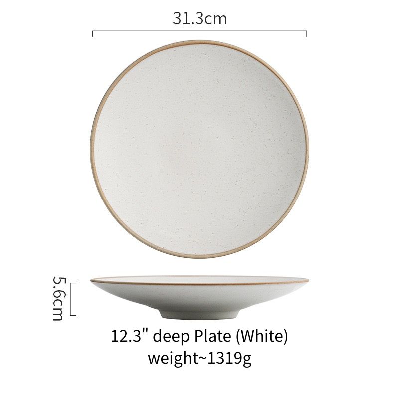 Assiette profonde 12,3" (Blanc)