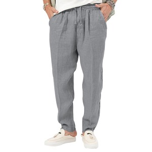 Wholesale Men Fashion Vintage Suede Pants Wide Leg Trouser Cargo Pants Streetwear Regular Pants for Men and Women - Product Image 2