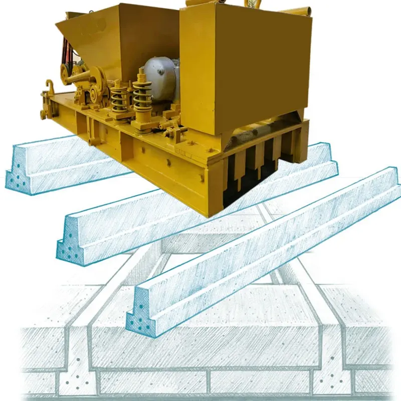 Máquina de haz de hormigón preestriado, máquina para hacer vigas de rodamiento de carga