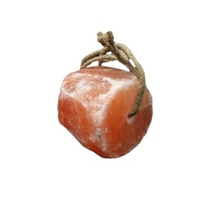 Himalayan Animal Horse <strong>Lick</strong> Natural Pink Salt, Natural Shape Salt With Strong Hanging Rope Suitable for All Animals - Product Image 1